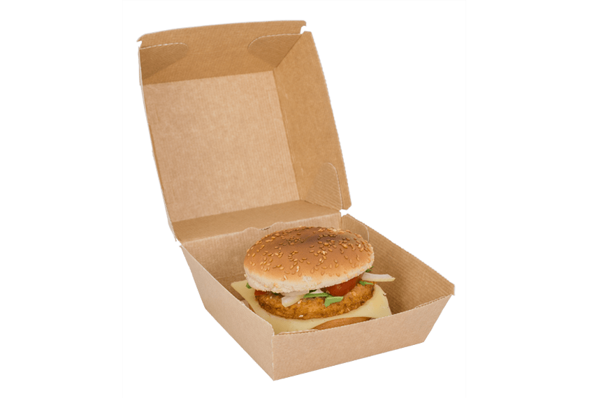 Burgerbox Verpackung ohne Plastik